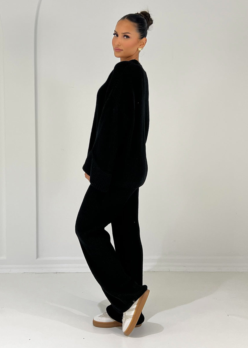 Oversize Strickset mit weiten Ärmeln