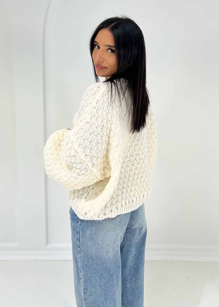 Pullover mit Herz-Muster