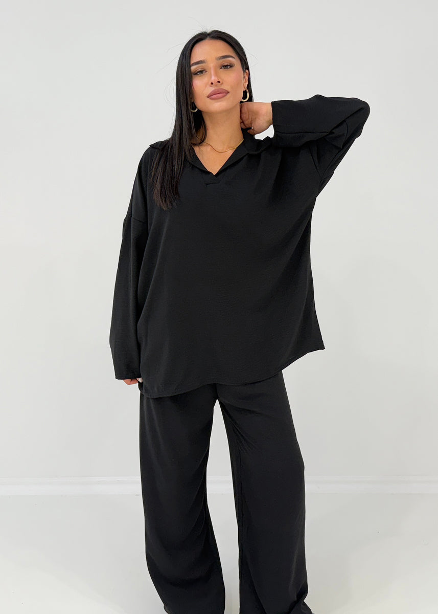 2-teiliges Set mit Kragen