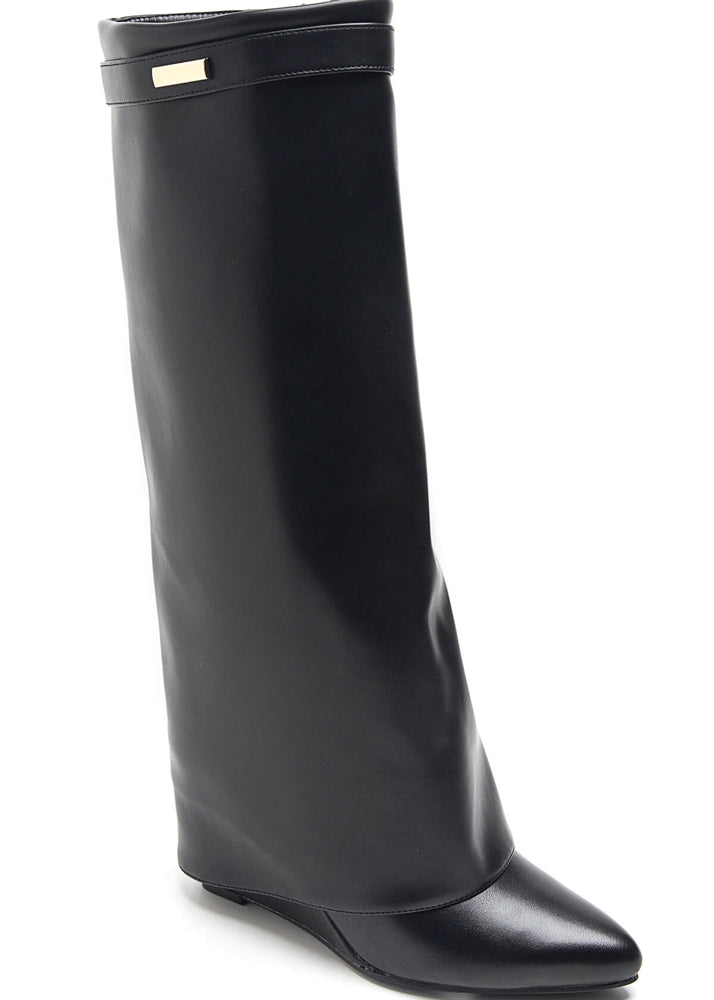 Kniehohe Stiefeletten